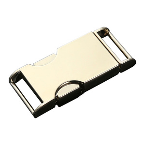 Side Release Buckle Alloy Metal Adjustable <b>Webbing</b> Buckle For Bags Durable Black Silver Light Gold DZQ036-20 - Product Image 4