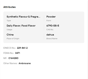 Ambroxan <b>Crystal</b> Powder CAS 6790-58-5 Amber Flavor Ambroxide <b>Raw</b> for Perfume Making Formulation - Product Image 6