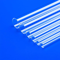Tube en verre de quartz personnalisé par le fabricant, résistant à la chaleur, pour l'industrie des semi-conducteurs, offrant des solutions de soudage, de pliage, de four et sans ozone.