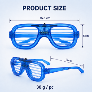 Gafas LED Luminosas para Fiestas, Suministro <span class=keywords><strong>de</strong></span> Fábrica, Lentes Brillantes para Importadores, Mayoristas, Organizadores <span class=keywords><strong>de</strong></span> Eventos y Distribuidores - Product Image 3