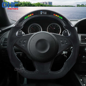 <span class=keywords><strong>Volant</strong></span> en cuir suédé avec affichage LED en fibre de carbone véritable pour <span class=keywords><strong>BMW</strong></span> Modification OHC Motors E64 630i 645ci 650i - Product Image 6