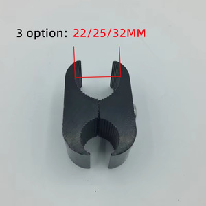 Pince de fixation pour tube en alliage d'aluminium, réglable en hauteur (22, 25, 32 mm), pour accessoires de fauteuil roulant manuel - Product Image 3