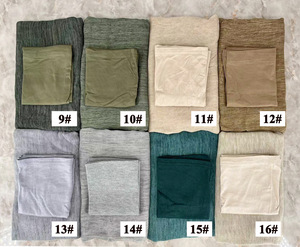 2025 Mới Nhất Thoáng Khí Hồi Giáo Hijab Crinkle Rayon Đầu Khăn Khăn Choàng 2 Mảnh Thiết Lập Kết Cấu Phương thức Hijab Với Phù Hợp Với Undercap - Product Image 6