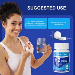 Tabletas de Hidrógeno Molecular H2 de Alta Calidad de Marca Privada, Personalizadas de Fábrica, 90 Tabletas para la Salud - Product Image 5