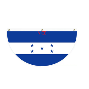 Bandera de las Islas Turquesas y Caicos, Bandera de Abanico Semicircular con Diseño Personalizado para el Hogar, Porche, Fiestas Deportivas, Cafetería, Bar, Reuniones al Aire Libre - Product Image 3