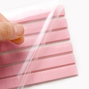 96 Pièces Carrées de Pointes d'Ongles pour la Pratique, Outils Sans Trace, Fixation Universelle Réutilisable, Argile Polymère pour Nail Art, Adhésif Amovible, Plastiline - Product Image 5