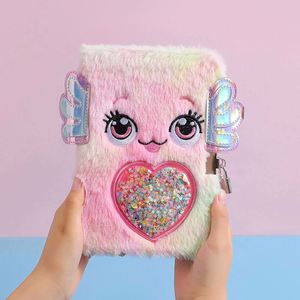 Soft Fuzzy Writing and Drawing 160 Lined Pages Kids <b>Journal</b> Diary With Lock for Girls Ages 6-8 - Product Image 2