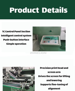 Semi Automatic Round Bottle Screen Printing Machine for Cosmetic Packaging Cup Tube Plastic Product Printing