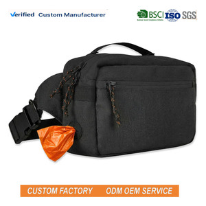 Bolsa para Pasear Perros, Manos Libres, Tipo Bandolera, con Bolsa para Premios, Porta Bolsas de Excrementos y Gancho para Correa, para Hombres - Product Image 1