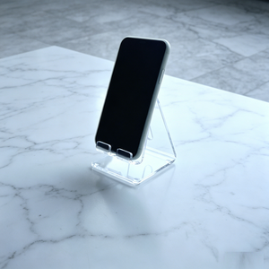 Wholesale Modern Waterproof Acrylic Phone <b>Stand</b> Custom Logo for <b>Desktop</b> Display - Product Image 3