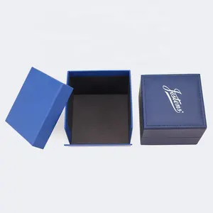 Factory Wholesale Custom Logo PU Leather Wedding Jewelry Box Luxury LED Ring Packaging for Jewelry Boxes