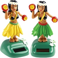 Figurine en plastique de conception mignonne, jouets de danse à énergie solaire, tableau de bord de voiture, figurine de danse, bureau, table, décor tremblant