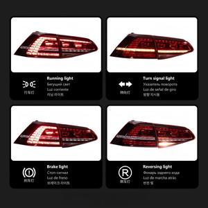 Ensemble de <span class=keywords><strong>feux</strong></span> arrière LED pour Volkswagen <span class=keywords><strong>Golf</strong></span> MK7 2013-2017, plug and play, <span class=keywords><strong>feux</strong></span> de freinage, de clignotant et de positionnement arrière - Product Image 3