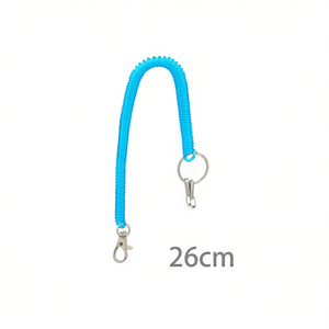 Portachiavi Ilan con molla 26 cm blu royal - Product Image 1