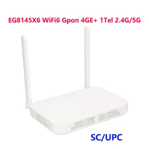 Best Price Dual Band Eg8145X6 WiFi6 Gpon 4ge 1tel 2.4G/5g AC WiFi ONU Ont Router