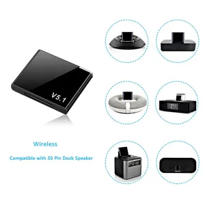 Mini Không Dây 30 Pin Bt 5.1 Âm Thanh <span class=keywords><strong>Receiver</strong></span> A2DP Âm Nhạc Mini Adapter Không Dây Cho Iphone <span class=keywords><strong>Ipod</strong></span> 30Pin Jack Analog Loa - Product Image 3