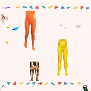 Pantalon électrolytique coloré modèle de jambe vêtements pour enfants modèle de demi-corps modèle de jambe magasin de vêtements fenêtre pantalon support de moule - Product Image 3