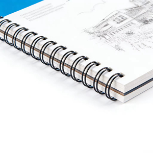 Cuaderno de Dibujo de Hojas Sueltas con Espiral y Tapa Dura, Papel Grueso para Acuarelas, para Estudiantes de Arte, Pintura a Mano, Suministros para Regalos - Product Image 4
