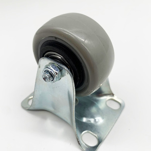 Melhor preço <span class=keywords><strong>2</strong></span>.5 "pequeno preto/laranja/branco/vermelho/cinza pu/pp/tpr/roda de pvc <span class=keywords><strong>2</strong></span>" caster
