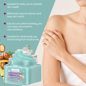 Gommage au sucre de karité émeraude enchanteur hydratant pour le corps exfoliant au beurre de karité exfoliant pour le corps au saccharose - Product Image 3