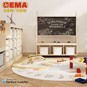 EMA Montessori Ensemble de meubles pour crèche écologique Ensemble d'armoires de rangement pour garderie maternelle préscolaire et tout-petits Mobilier de garde d'enfants - Product Image 1