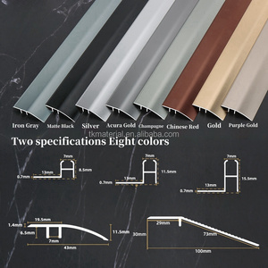 TK tùy chỉnh hiện đại nhôm cao-thấp khóa ngưỡng Dải phổ Dải chuyển tiếp cho sàn gỗ gạch men khách sạn - Product Image 5