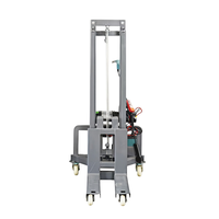 Gerbeur semi-électrique autoporteur CE Compact 1,2 m 1,6 m, capacité de levage 300 kg, télécommande sans fil, pour l'empilage de palettes en entrepôt