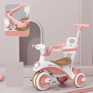 Tricycle pour enfants de haute qualité avec garde-corps de sécurité, musique et lumières - Product Image 1