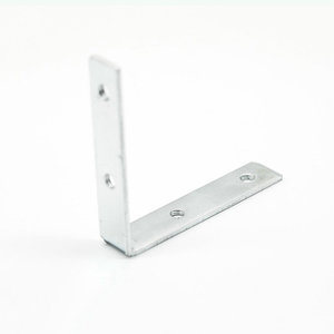 Soporte de Esquina Metálico en Forma de L con Tres Orificios para Montaje y Ensamblaje - Product Image 2