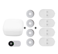 Appareil combiné TENS/EMS compatible OEM/ODM Appareil de massage musculaire rechargeable 2 en 1 anti-douleur 4 dizaines