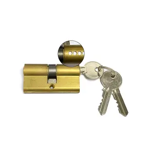 Zeise-ikon Euro Brass Cylinder with 3 keys door 60 65 70 mm brass cylinder lock home security door lock cylinder with key