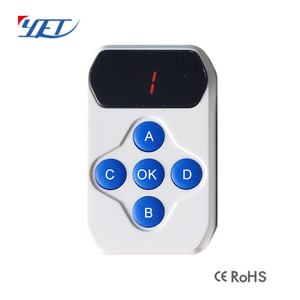 Télécommande sans fil RF à clonage multi-fréquences, 4 canaux, charge USB, prend en charge 18 marques, 10 fréquences sélectionnables - Product Image 1