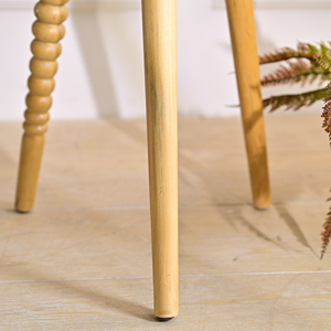 Mesa de Centro INNOVA de Estilo Europeo Moderno con Tapa de Madera Negra y Tres Patas, Fácil de Armar, Construcción Duradera para Sala de Estar - Product Image 6