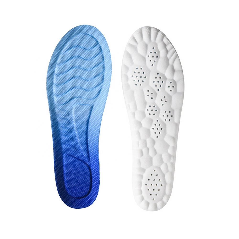 Semelles De Sport 4D Ultra Douces - Avec Coussinets D'absorption - Multicolore - NEUF