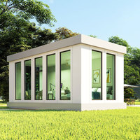Casas integradas de hotel contenedor fácilmente desmontable salas de actividades modulares prefabricadas