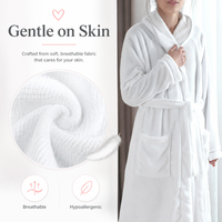 Peignoir de nuit épais et léger Feiyue Premium, prix d'usine, 0,6 kg, texture douce