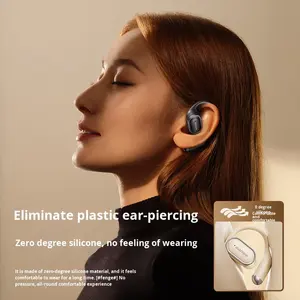 Fones de Ouvido Sem Fio com 10-15 Horas de Duração da Bateria, Gancho para Ouvido Esportivo, Clip para Ouvido, Condução Aérea, Material PC+ABS - Product Image 4