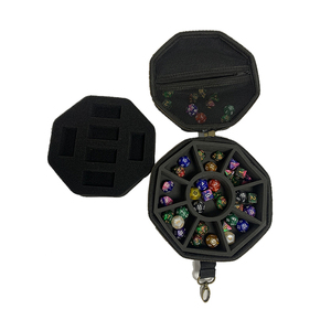 Boîte à dés du MDN, rangement souple et robuste, surface anti-rayures, manipulation facile, test <span class=keywords><strong>de</strong></span> chute, résistance aux chocs, jeux <span class=keywords><strong>de</strong></span> <span class=keywords><strong>société</strong></span> modernes et dynamiques - Product Image 2