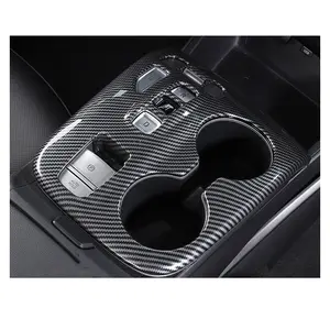 Accesorios Interiores para <span class=keywords><strong>Hyundai</strong></span> <span class=keywords><strong>Tucson</strong></span> 2021 2022 <span class=keywords><strong>2023</strong></span> Nx4, Cubierta de Palanca de Cambios, Molduras para Volante, Elevador de Ventanas, Fibra de Carbono - Product Image 1