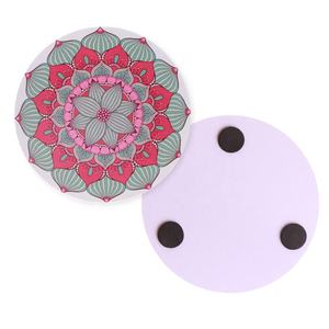 Posavasos decorativos de madera mdf para el hogar, posavasos de madera para regalo de boda con impresión personalizada - Product Image 3