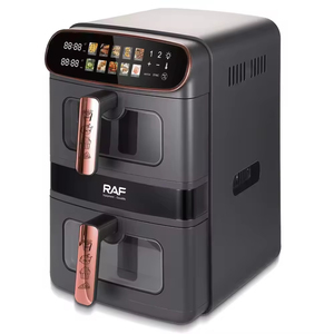 Air Fryer 2800W Dual 12L Capacity Powerful 360 Degree Hot Air Circulation for Low Oil Cooking Efficient Multi Purpose Use - Product Image 5