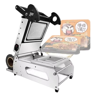 Conteneur en plastique pour la restauration, emballage pour plats à emporter, boîte à lunch, plateau pour la restauration rapide, scelleuse manuelle à chaleur - Product Image 1