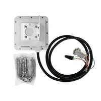 Lector RFID Integrado de Largo Alcance Vanch 4dBi UHF para Control de Acceso, Seguimiento de Activos y Estacionamiento, Frecuencia 860-960MHz, Material ABS