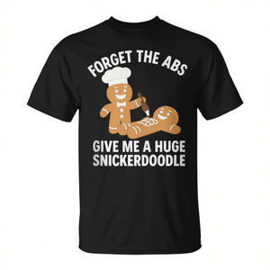 Camiseta navideña Gingerbread Snickerdoodle con diseño divertido navideño, ajuste unisex - Product Image 2