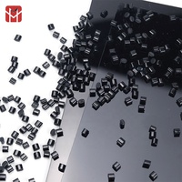 Granules de granules de résine d'usine locale visible transmettant la matière première noire de l'acrylique PMMA IR