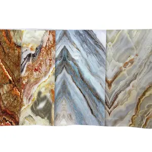 Materiais de decoração utilizados para impermeabilização interior e prevenção contra incêndios 3d impressão uv marble sheet uv boards