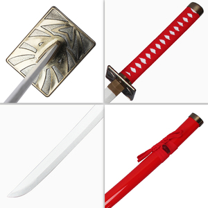 <strong>Bleach</strong> Seruo Maru Wooden Bamboo Blade Children's Gift Role Play Games Anime Katana Toys Swords for Kidults Boys Playing <strong>Cosplay</strong> - Product Image 2