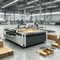 Machine de découpe à plat automatique CNC pour carton A3 avec alimentation automatique pour la revente