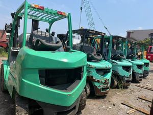 Mitsubishi Diesel <b>Forklift</b> 1500mm Forks Three Stage Mast Outdoor Construction Use Pneumatic Tires Seated Operation - Product Image 6