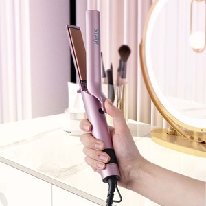 เครื่องหนีบผมวินนิ่งสตาร์ แผ่นเซรามิก สีชมพู 80 วัตต์ พร้อมหน้าจอแสดงอุณหภูมิ ใช้ได้ทั้งผมแห้งและผมเปียก - Product Image 3